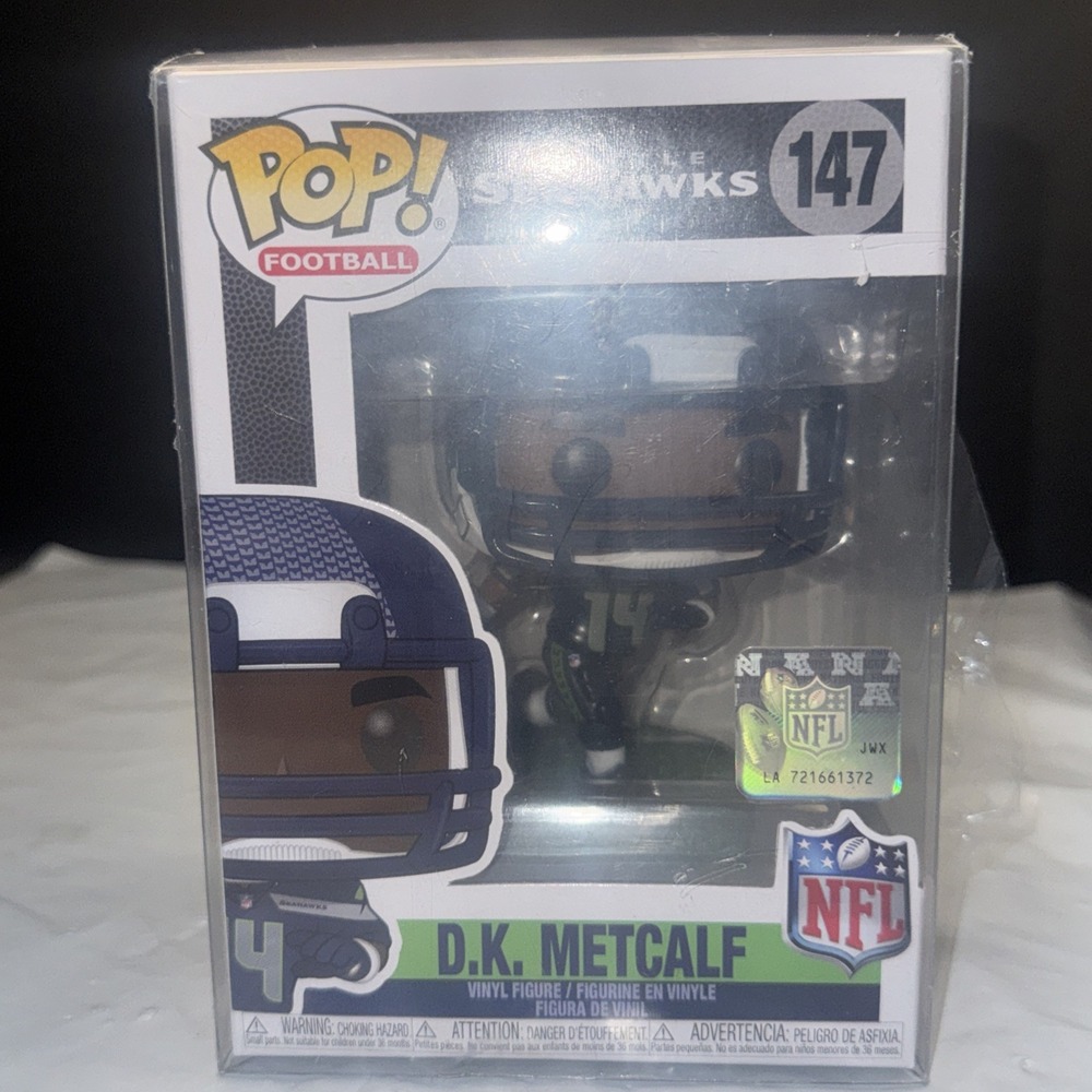 Funko‎ POP! NFL Seahawks - DK Metcalf 231 Fanatics Exclusive W/PROtector Steeler